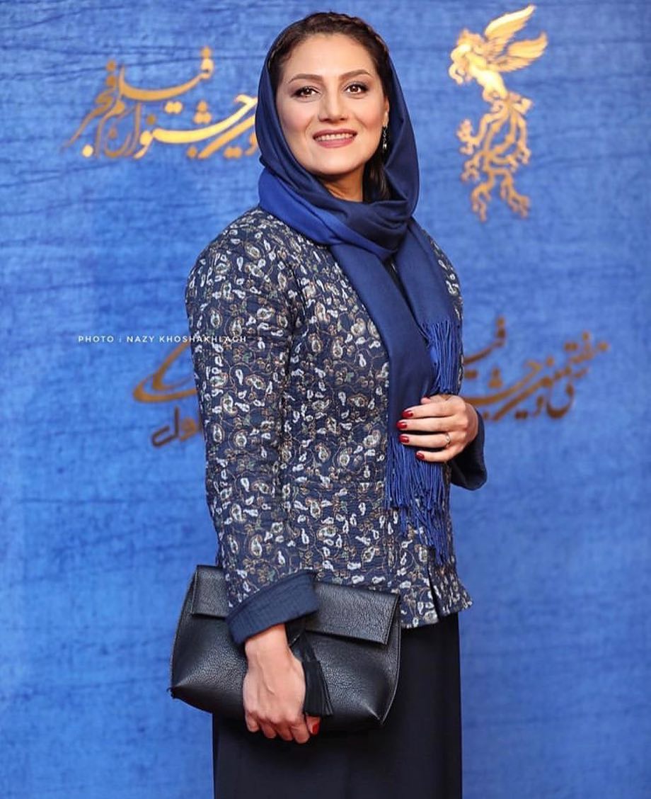 شبنم مقدمی، فرش قرمز جشنواره فیلم فجر — عکس: نازی خوش‌اخلاق